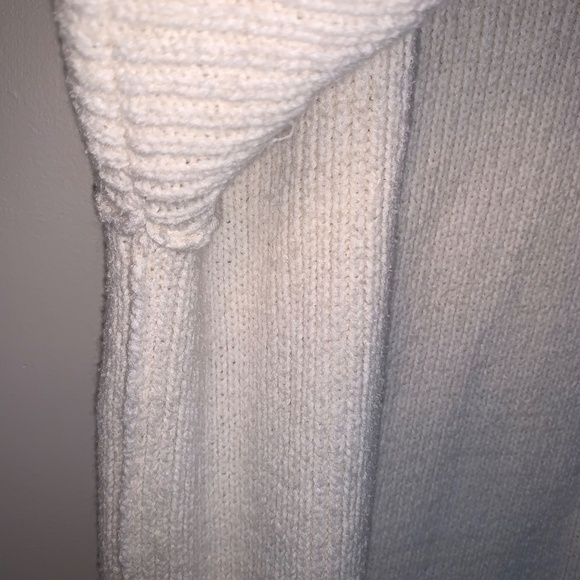 Free People By the Campfire Cardigan Long Sleeve Ivory Oversized S - Picture 4 of 15